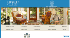 Desktop Screenshot of luxurylandandhomes.com